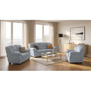 Cotta Couch Polyester 3-2-1 Garnitur Grau