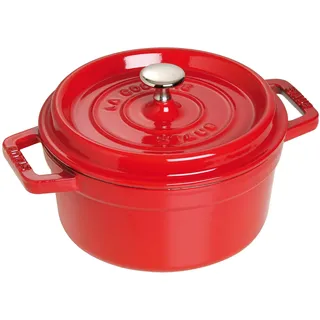 Staub Cocotte 20 cm rund kirschrot