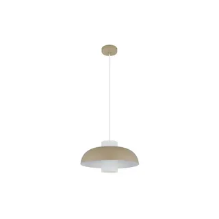 GLOBO Lowe 1-flg. 38 cm rund sandfarben matt