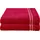 Duschtuch 2 x 70 x 140 cm rot