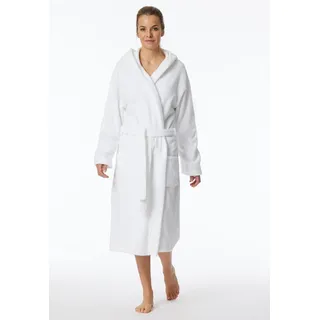 SCHIESSER Bademantel Essentials Weiß S