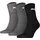 Short Crew 3er anthracite grey 35-38