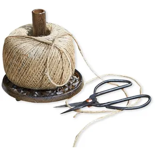 Loberon Schnurhalter mit Schere Winsome, braun | Sommer, Outdoor, Gartenausstattung, Drinnen und draußen raffiniert und praktisch