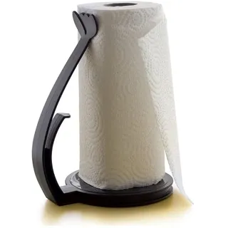 TUPPERWARE Küchenhelfer Halter Küchenrollen schwarz Küchenrollenhalter P 21181
