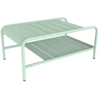 Fermob - Luxembourg niedriger Tisch, 90 x 55 cm, gletscherminze