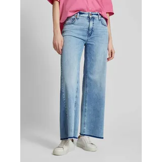 Flared Jeans im 5-Pocket-Design Modell 'PALAZZO', Blau, 32