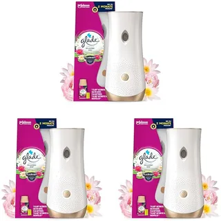 Glade (Brise) Automatic Spray, Raumduft, Halter inkl. 1 Nachfüller, Relaxing Zen, 269 ml (Packung mit 3)