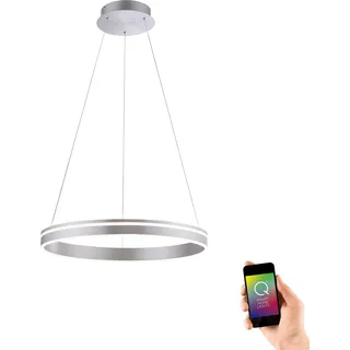 Paul Neuhaus Q-Vito 1-flg. Ø 59 cm rund silber