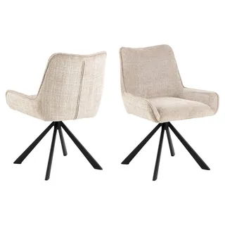 Actona Esszimmerstuhl Eddie Juto beige 2er Set