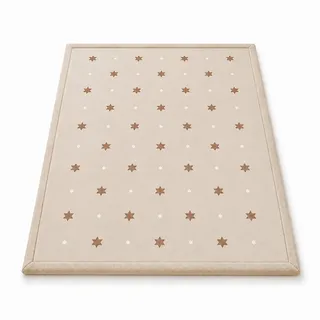 SanoSoft Krabbelteppich Beige, Textil, 120x170 cm, Teppiche – Böden, Teppiche, Teppich Kinderzimmer