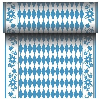 Tischläufer auf Rolle "Bayrisch Blau" - 24 m x 40 cm blau, Papstar, 40 cm