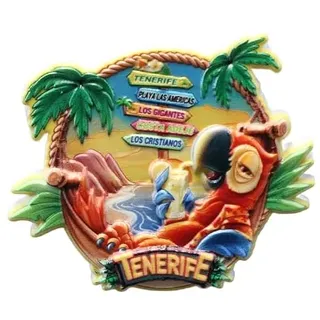 3D Kühlschrankmagnet Teneriffa Kanarische Inseln, Stadt-Souvenir, Reiseerinnerung, Geschenkidee