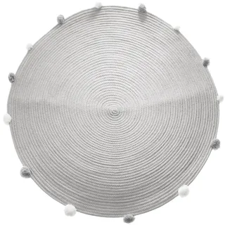ATMOSPHERA CREATEUR D'INTERIEUR Atmosphera Kinderteppich 90 x 90 cm Grau