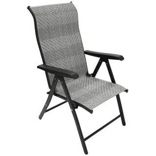 DEGAMO Antibes Klappsessel 57 x 109 x 108 cm grau