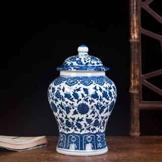 Antik Porzellan Vase Blau Und Weiß Keramikplatten Blumenvase Tempel Jar Vase Hand Gemacht China Ming-Stil Für Zuhause Dekoration Wohnzimmer-a H21cmxw15cm
