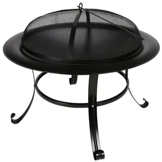 Buri Feuerschale Ø 73 cm Schwarz