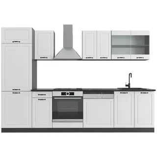 Vicco Küchenzeile R-Line 300 cm Weiß
