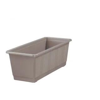 geli Blumenkasten Standard aus Kunststoff, Farben:taupe 40;Länge:80 cm taupe - Taupe