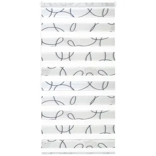 Good Life Doppelrollo Alina 2 90 x 150 cm bunt/weiß
