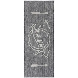 HANSE HOME Bon Appetit Küchenläufer 62 x 150 cm Beige/Grau