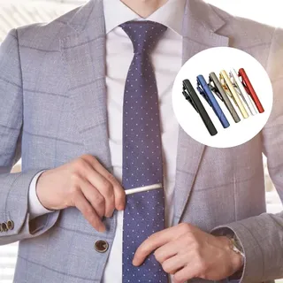 Krawattenklammer Herren High-End Mode Klassisch Business Hochzeit Einfach Kragenklammer Anzug Krawatte Zubehör