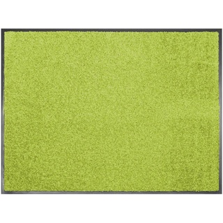 Fußmatte CLEAN, Primaflor-Ideen in Textil, rechteckig, Höhe: 8,5 mm, Schmutzfangmatte, große Farbauswahl, waschbar grün 90 cm x 150 cm x 8,5 mm