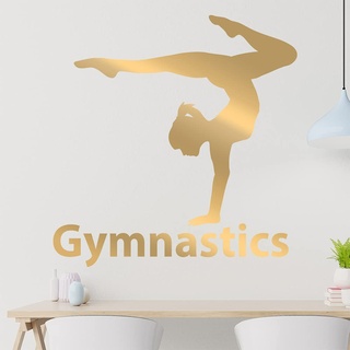 Gymnastics Wandtattoo in 6 Größen - Wandaufkleber Wall Sticker - Dekoration, Küche, Wohnzimmer, Schlafzimmer, Badezimmer