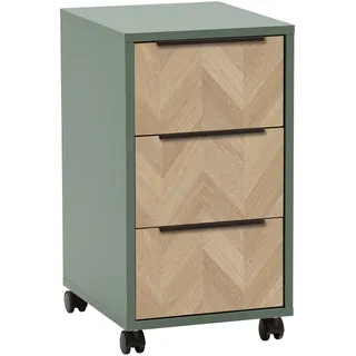 Schildmeyer Piazza Rollcontainer 32,6 x 39,1 x 59,7 cm schwarz