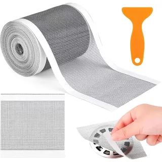 Haarsieb Duschrinne,Haarsieb Dusche,Abflusssieb Dusche,Sieb Klebeband,Duschrinne Sieb 10cm x 10m,Badewanne,Duschabfluss Mesh Aufkleber,Filter Spülsieb Aufkleber,Abflussfilter für Badewannen,Küchen