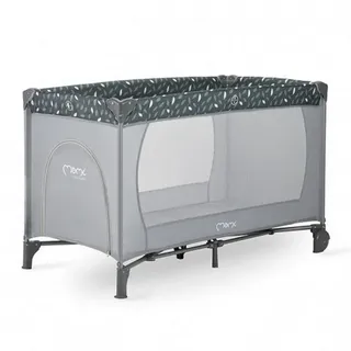 MoMi Baby-Reisebett MoMi BELOVE Reisebett in verschiedenen Farben für Kinder mit Netz grau