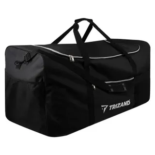 TRIZAND Reisetasche 40x50x90 cm 180 l Schwarz