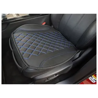 Faux Leder Sitzkissen mit Blauer Naht für Auto