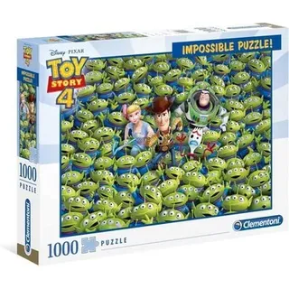 CLEMENTONI 394999 Puzzle1000 Teile Impossible Puzzle - Toy Story 4