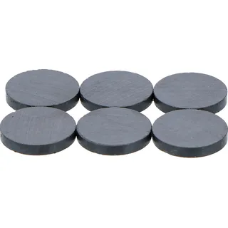 BGS Diy 79905 Satz Magnete Keramik | Ø 25 mm | 6-tlg.