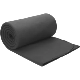 Betz Luxus Fleecedecke Kuscheldecke Wohndecke Farbe anthrazit grau Größe 130x170 cm Qualität: 180 g/m2 ...