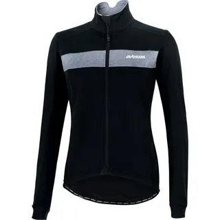 Airtracks Thermo Fahrradjacke Herren Schwarz/Silber XL