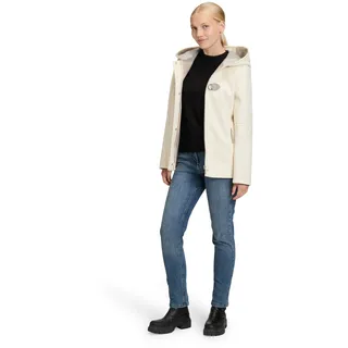 Amber & June Winterjacke mit Kapuze in hellbeige | 44