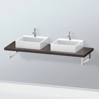 Duravit L-Cube Konsolenplatte, 2 Ausschnitte, LC103C07272#140,