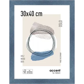 Accent by Nielsen Oslo Holzrahmen blau 30x40 cm 3er Set