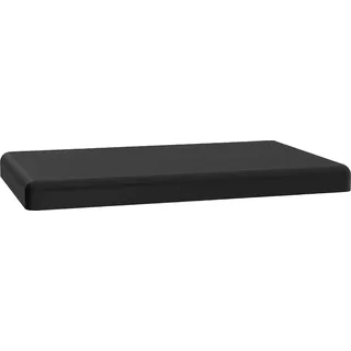 Bankauflage FORTE "High Rock", schwarz, B:61,6cm H:5cm T:35,4cm, Polsterauflagen, Breite 61,6 cm