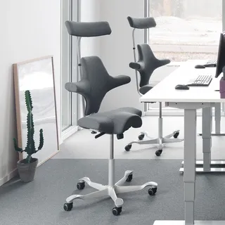 HÅG Capisco 8107 mit Sattelsitz und Kopfstütze