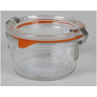 BURI Einmachglas 24 Stück Einmachglas 150ml kleine Gläser einmachen einkochen mit Decke, Glas