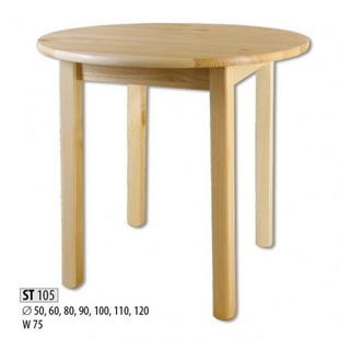 JVmoebel Esstisch, Esstisch Holz Runde Rund Tische Esszimmer Runder Tisch Echtholz beige