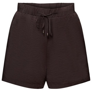 Esprit Shorts Pull-on-Shorts aus Satin (1-tlg) grau