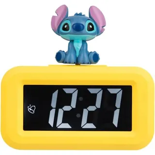 Paladone Disney Lilo & Stitch Digitaler Mini-Wecker mit Musik lizenziert - Gelb