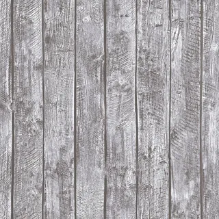 Bricoflor Holz Tapete in Grau Bauernhof Tapete für Kinderzimmer Von Jungen und Mädchen Vlies Kindertapete in Holzoptik im Rustikalen Stil