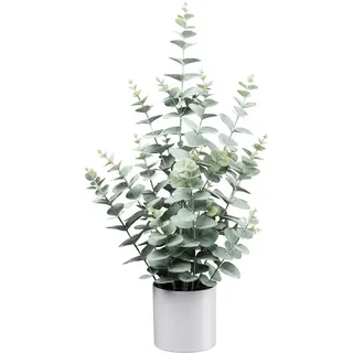 Creativ green Kunstpflanze Eukalyptus, Creativ green, Höhe 65 cm, mit üppigem Blattwerk grün 65 cm
