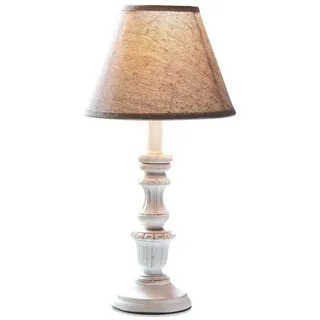 Mirabeau Tischleuchte Tischlampe Créteil braun/antikweiß braun