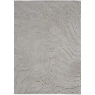 Kunstfell New Wave 2 in Grau ca. 120x170cm