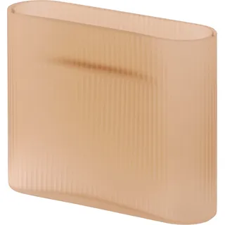 Ridge Vase 16,5 cm, hellorange